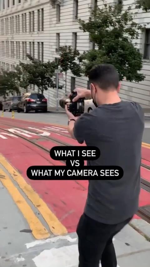 What we see & what camera see😧🤩